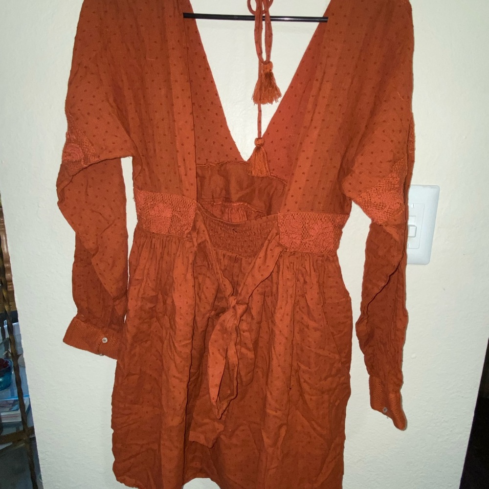 Free People orange dress - Picture 2 of 4
